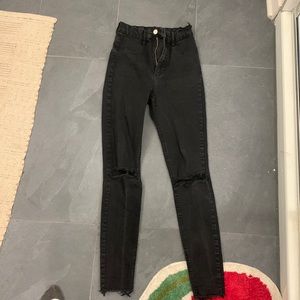 Zara black skinny jeans